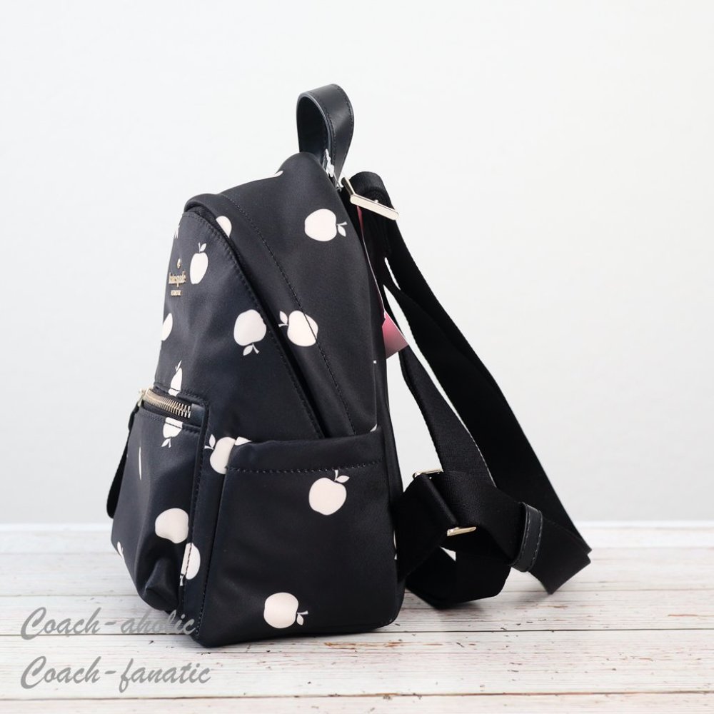 NWT Kate Spade New York Chelsea Mini Nylon Backpack in Orchard Toss Print - Picture 5 of 9